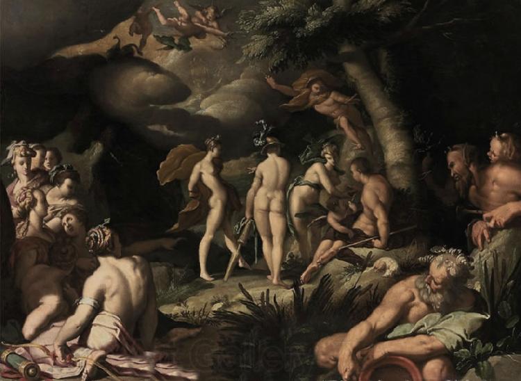 Abraham Bloemaert The Judgement of Paris Spain oil painting art